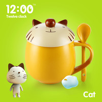 Fashionable cute cartoon creative couple animal ceramic cup - Thumbnail 1