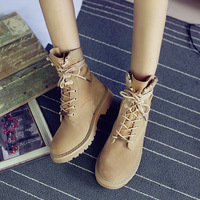 Fashion Women Motorcycle Winter Snow Boots - Thumbnail 2