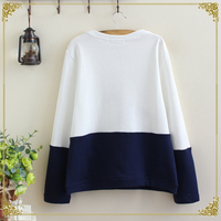 Harajuku cute cat embroidery sweater - Thumbnail 2