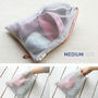1 Set PEACH COLOR 4 Different Size Travel Packing Mesh Travel Pouch - Thumbnail 3