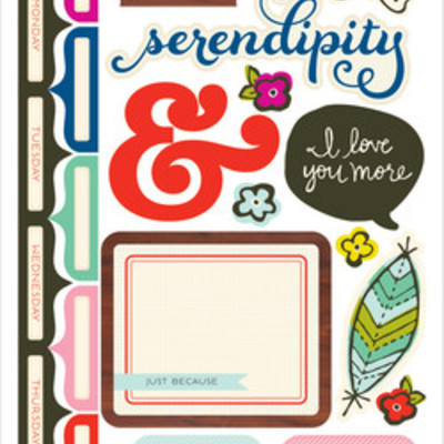 Soho garden poppy district stickers 6x12"