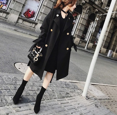 Melissa Black Trench Coat