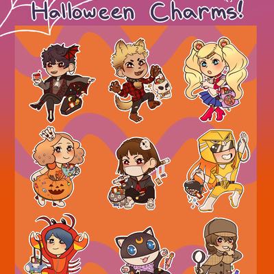 Persona 5 halloween charms