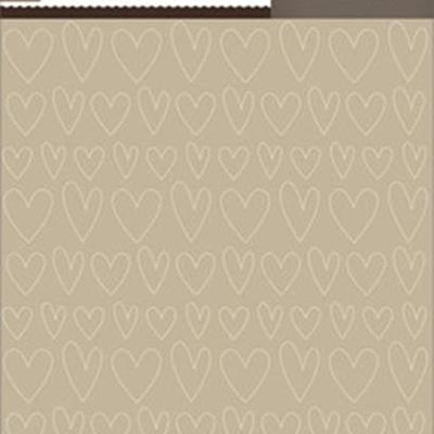 Studio calico kraft heart stickers 6x7"