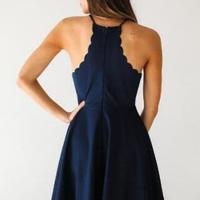 Simple Stain Homecoming Dress,Cheap Short Prom Dress,Sexy Homecoming Dress - Thumbnail 1