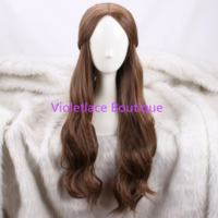 Movie Beauty and the Beast Princess Belle Brown Cosplay Wig - Thumbnail 1