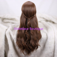 Movie Beauty and the Beast Princess Belle Brown Cosplay Wig - Thumbnail 2