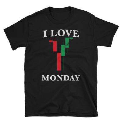 I love monday [distress version] unisex t-shirt