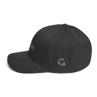 KiKi Green Dope Goods Logo Structured Twill Cap - Thumbnail 3