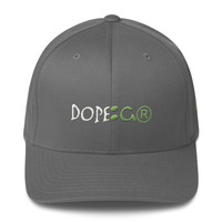KiKi Green Dope Goods Logo Structured Twill Cap - Thumbnail 4