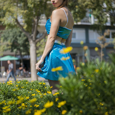 "caramel shiny" bow top