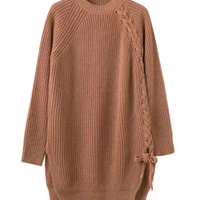 Mandy Knitted Sweater Dress - Thumbnail 3