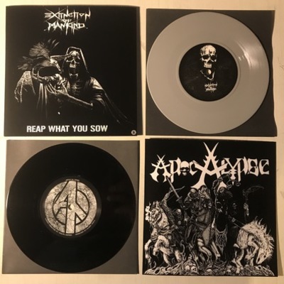Extinction of mankind / apocalypse - split 7"