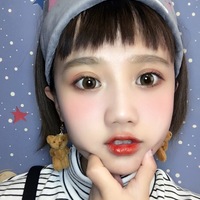 Teddy bear dangle earrings - Thumbnail 1