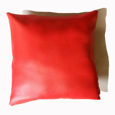 16" faux leather throw pillow sofa couch pillow cushion covers complete pillow