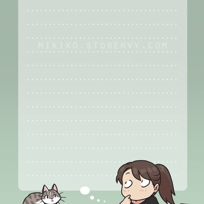 Miki's mini comics - notepad a6