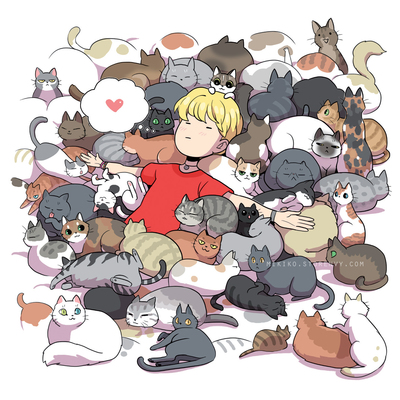 Drowning in p*ssy - postcard