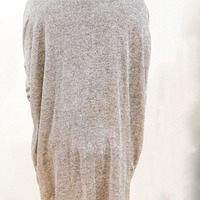 World Finger Heart print Grey Cardigan  - Thumbnail 2