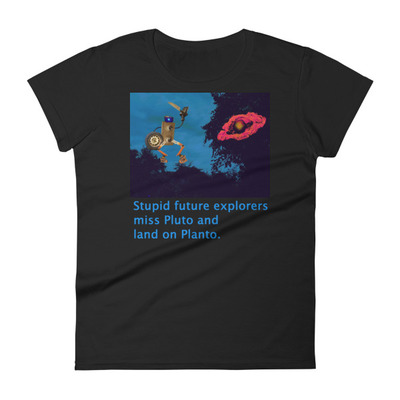 Women's short sleeve t-shirt "planto"