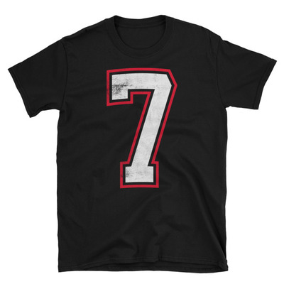 Number seven 7 unisex t-shirt