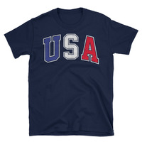 USA Unisex T-Shirt - Thumbnail 1