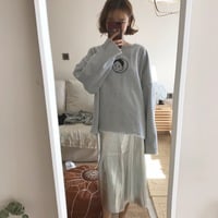 Silver metallic medium skirt - Thumbnail 3