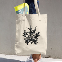 Las Vegas Strong Cotton Tote Bag - Thumbnail 1