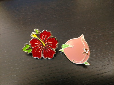 Weird Me ALOHA enamel pin!