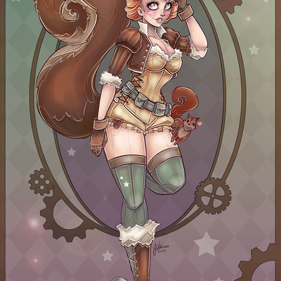 Pinup squirrel 