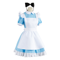 Alice in Wonderland Costume Dress Maid Cosplay Halloween Costumes for Women - Thumbnail 1