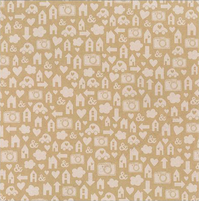 Amy Tangerine Around Town Paper 12x12"