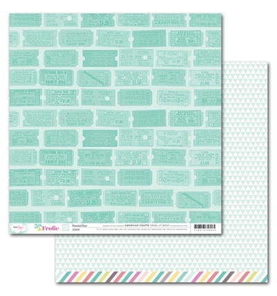 Dear Lizzy 5th & Frolic Cartwheel Court 12x12" Double Sided