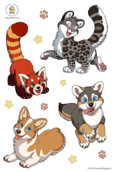 Cute Fluffs Sticker Sheet B