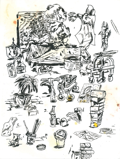 STILL LIFE WITH GREASE