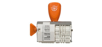 Amy Tangerine Ready Set Go Today Roller Date Stamp