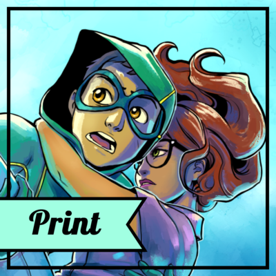 Print: on a wave and a prayer (holo)