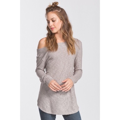 Off-the-Shoulder Fuzzy Top