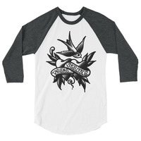 Las Vegas Strong 3/4 sleeve raglan shirt (unisex) - Thumbnail 2