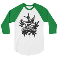 Las Vegas Strong 3/4 sleeve raglan shirt (unisex) - Thumbnail 3