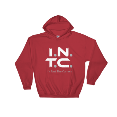 "it's not the camera" pullover hoodie