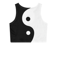 CYBER PUNK YIN YANG CROP TOP - Thumbnail 1