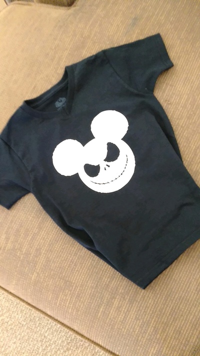 Mickey jack skellington shirt