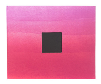 American Crafts Pink Ombre Cloth D-Ring Album 12x12"
