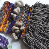 Wall Weaving, Small Wall Weaving, Bohemian Home Decor, Boho Style, Wall Art, Autumn Decor, Canadian Shop - Thumbnail 2