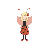 Dress Up Ladybug Print - Thumbnail 1