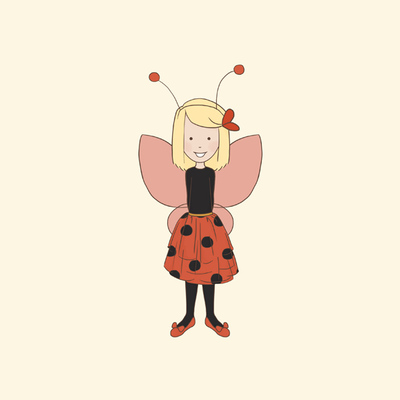 Dress up ladybug print