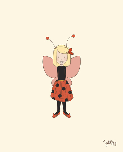 Dress Up Ladybug Print