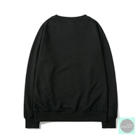 Free Shipping-BLACK/WHITE PANIC TRIPPY TEXT SWEATER - Thumbnail 1