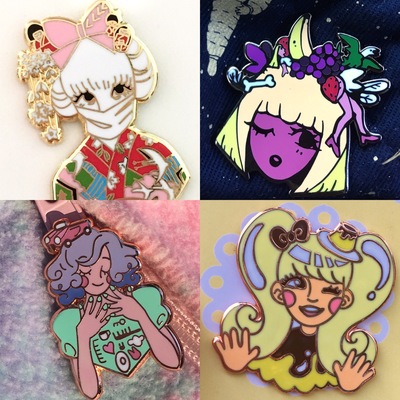 J-fashion/kpp enamel pins