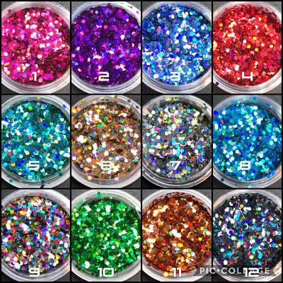 Holographic hexagons 1mm   - Thumbnail 2